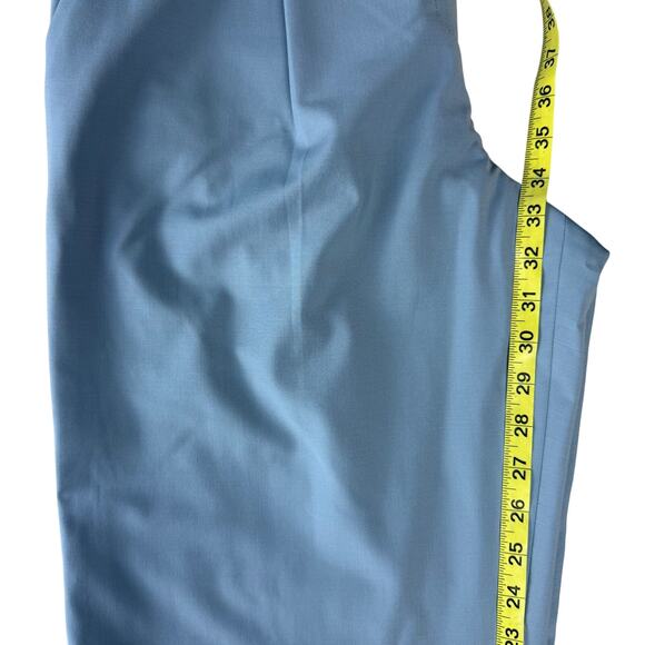 VERONICA BEARD Robinne Stretch Virgin Wool Blend Blue Pants - Picture 14 of 15